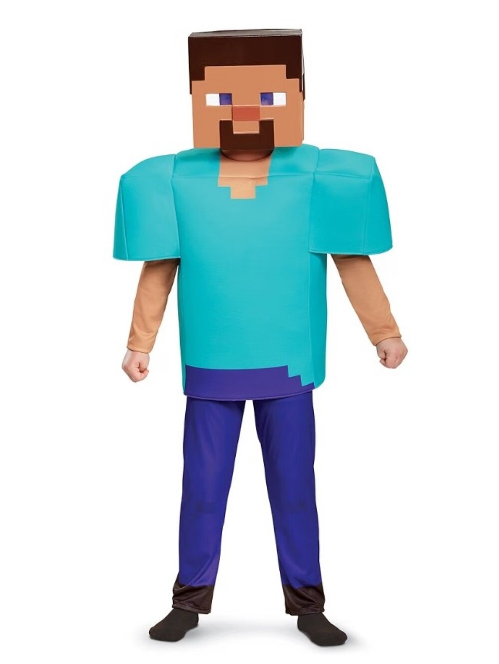 Disguise Minecraft Steve Kids Costume Size Medium 7/8